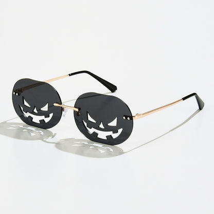 Gafas de sol con personalidad de calabaza para hombres y mujeres