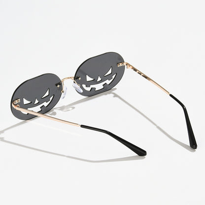 Gafas de sol con personalidad de calabaza para hombres y mujeres