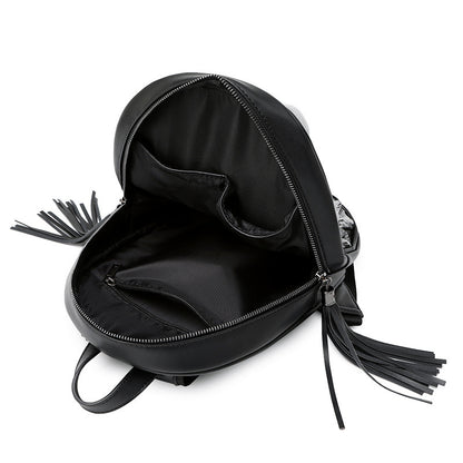 Mochila tridimensional con calavera en relieve