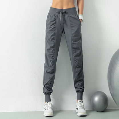 Pantalones deportivos de fitness adelgazantes antiarrugas para mujer, leggings holgados