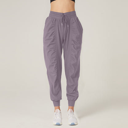 Pantalones deportivos de fitness adelgazantes antiarrugas para mujer, leggings holgados