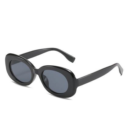 Sonnenbrille Damen Oval Mode Einfache Sonnenbrille