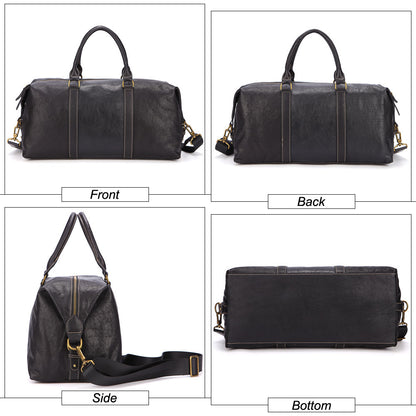 Bolsa de viaje de cuero Amalek Weekender