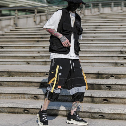 Men's Pants Youth Trendy Brand Casual Cropped Shorts Men - BAGMODA