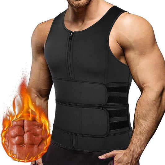 Men Waist Trainer Tank Tops Shapewear Slimming Body Shaper - BAGMODA