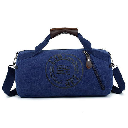 Bolso de lona de gran capacidad para estudiantes, portátil, para viajes de corta distancia, para gimnasio y deportes.
