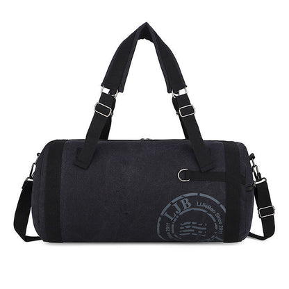 Bolso de lona de gran capacidad para estudiantes, portátil, para viajes de corta distancia, para gimnasio y deportes.
