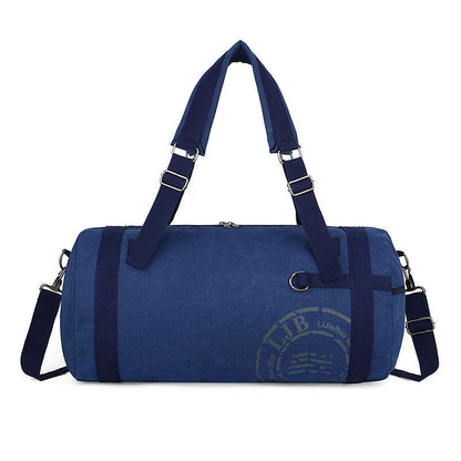 Bolso de lona de gran capacidad para estudiantes, portátil, para viajes de corta distancia, para gimnasio y deportes.