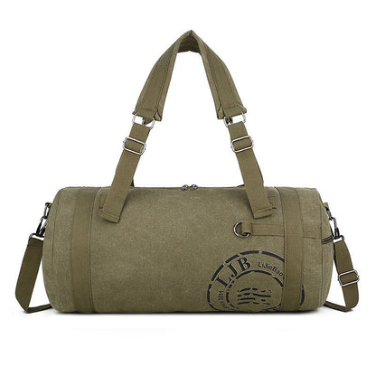 Bolso de lona de gran capacidad para estudiantes, portátil, para viajes de corta distancia, para gimnasio y deportes.