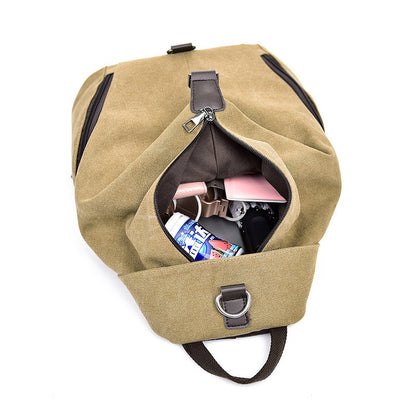 Mochila de viaje informal de lona