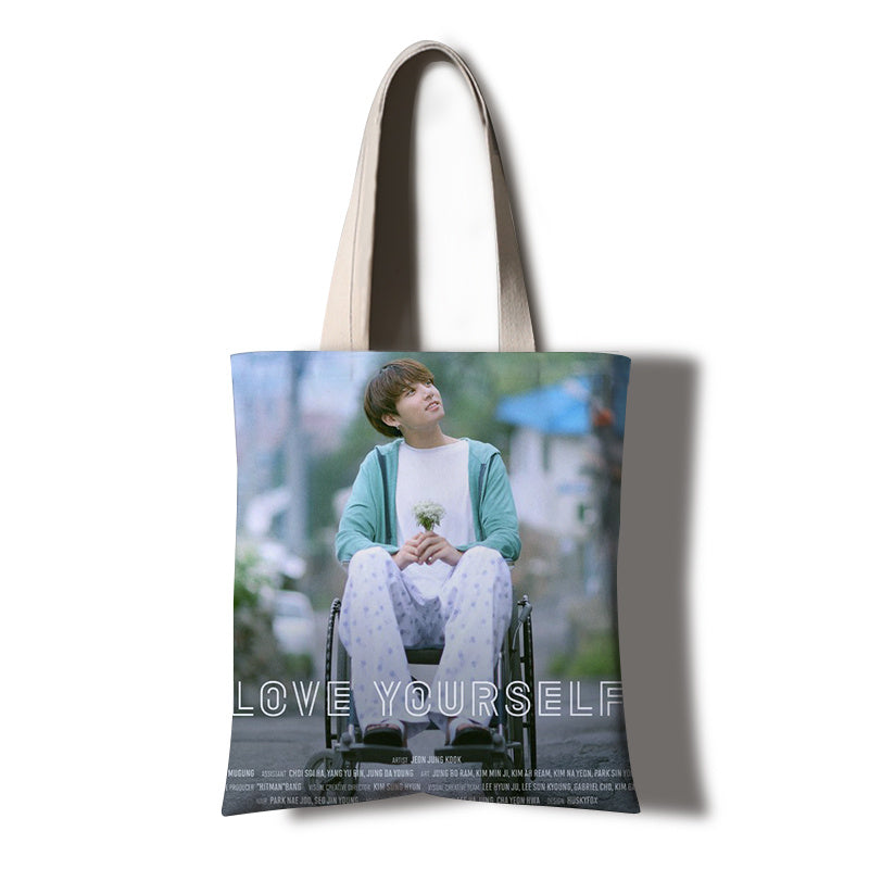 Handbag student letter art travel tutorial bag