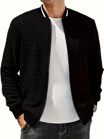 Lässige Herrenmode Stehkragenjacke