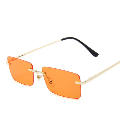 Randlose Sonnenbrille Damen quadratisch