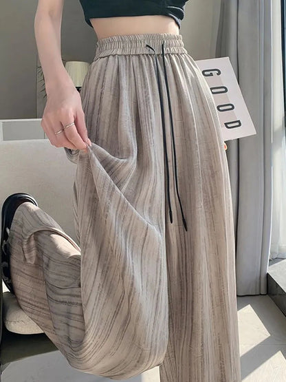Pantalones anchos de verano para mujer