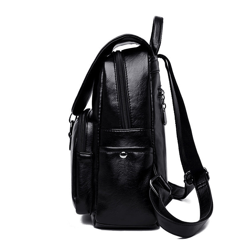 Sheepskin Leather Backpack