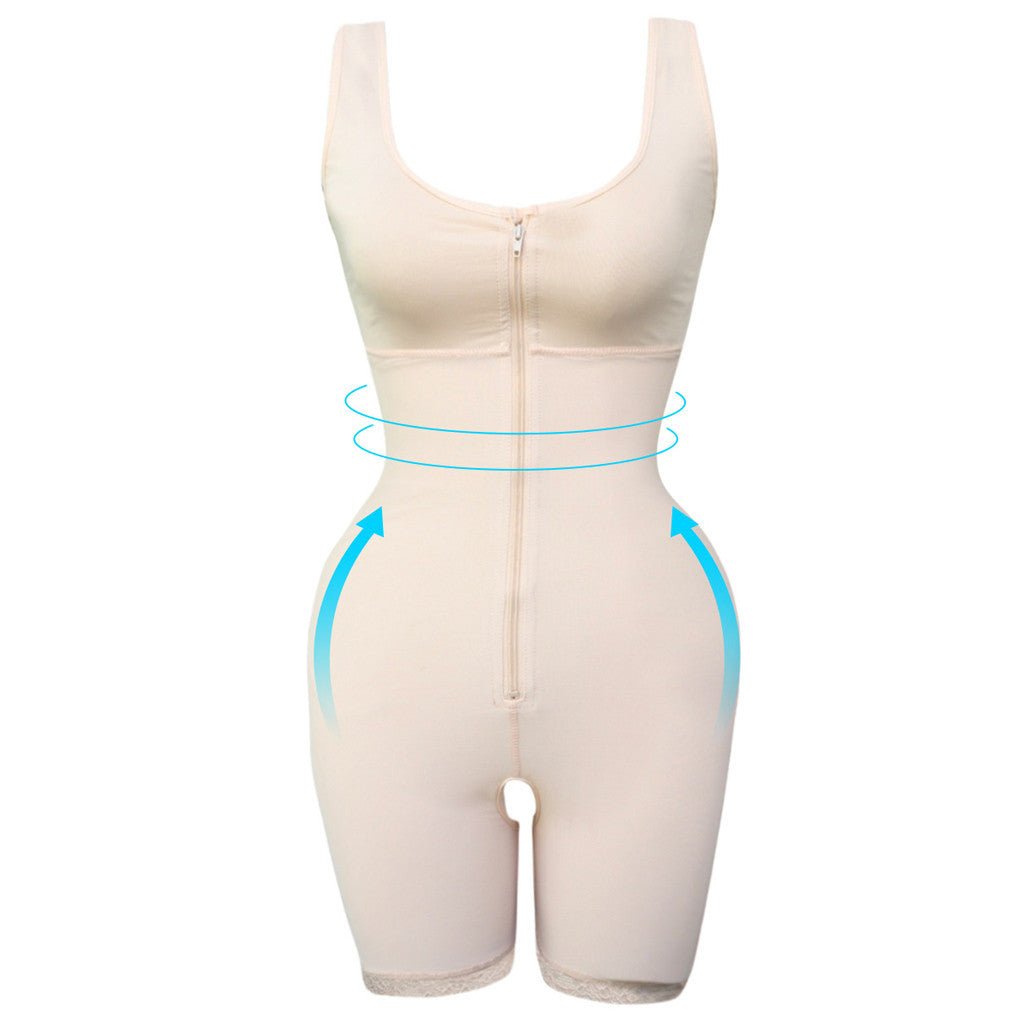 Women's Zipper Slimming Bodysuit Shapewear - BAGMODA