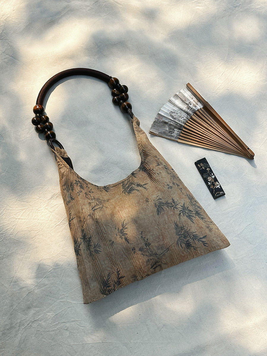 Bamboo Leaf Print Bag