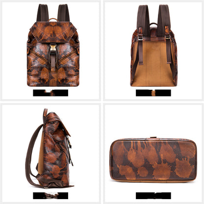 Reiserucksack aus echtem Leder