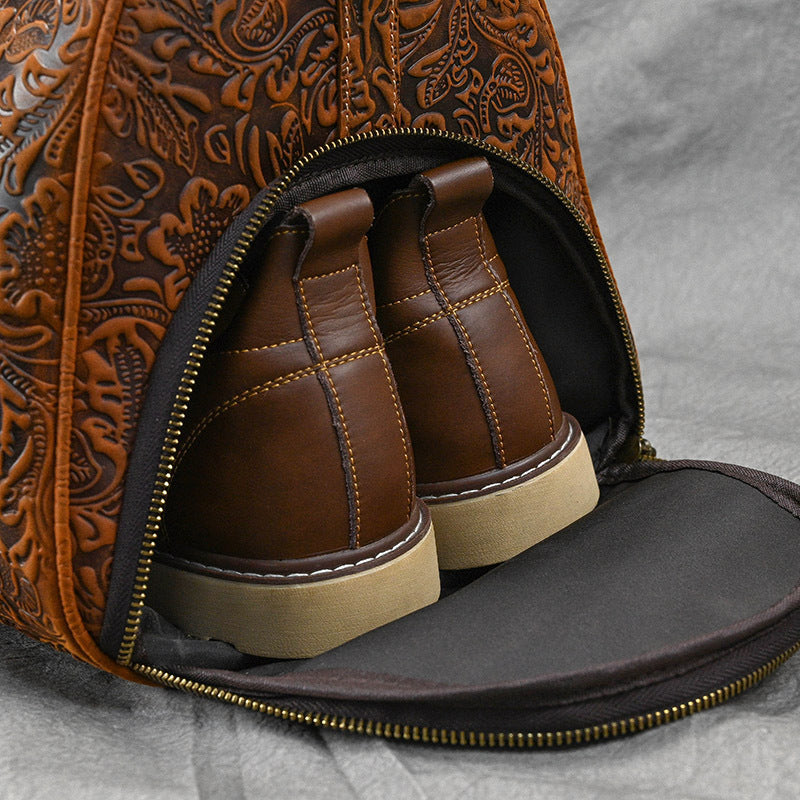 Rustic Luxe Vintage Leather Handbag