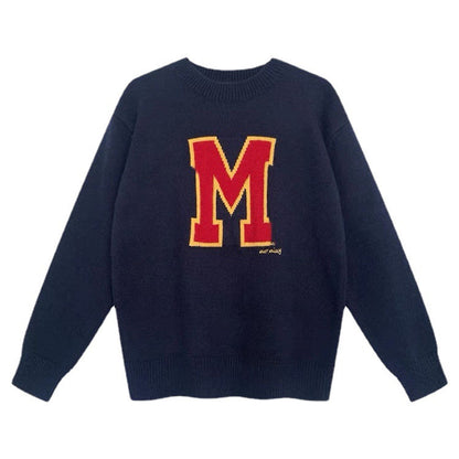 Buchstabenpullover für Damen