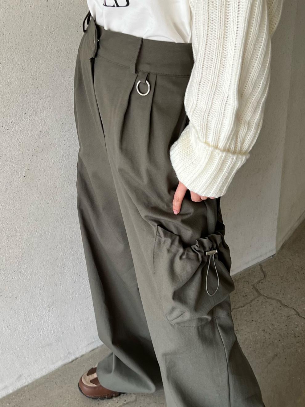 Retro Solid Color Elastic Casual Wide Leg Pants For Women