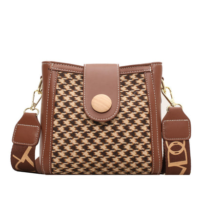 Bolso vintage de cuadros