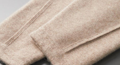 Fall Winter Men Solid Color Cashmere Pants - BAGMODA