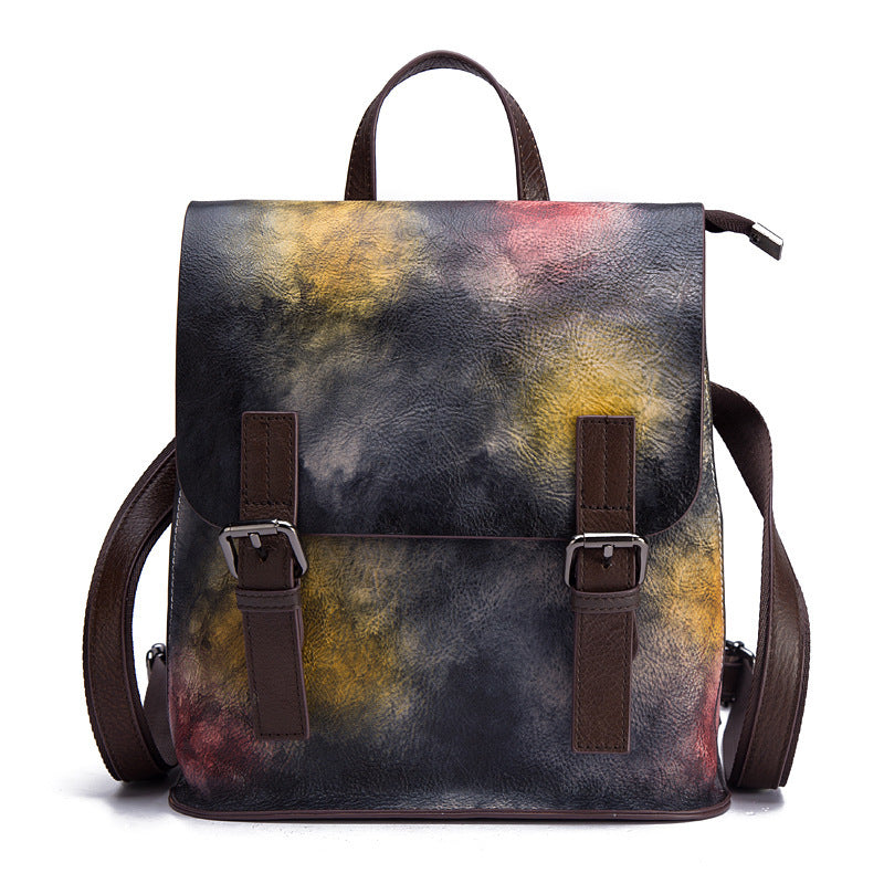 Acadion Classic Leather Backpack