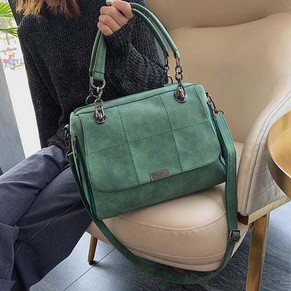 Bolsos de mano verde matcha mate