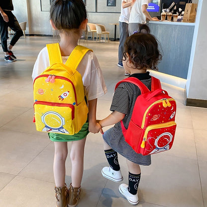 Mochila de moda con dibujos animados para niños con estrellas