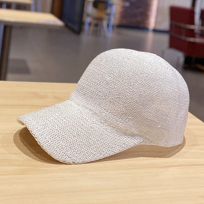Gorra de béisbol hueca informal de estilo coreano