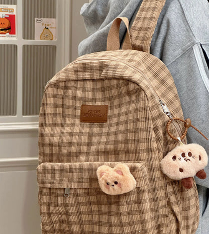 Mochila Campus Retro a cuadros