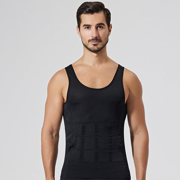 Sports Fitness I-shaped Men's Vest Shapewear