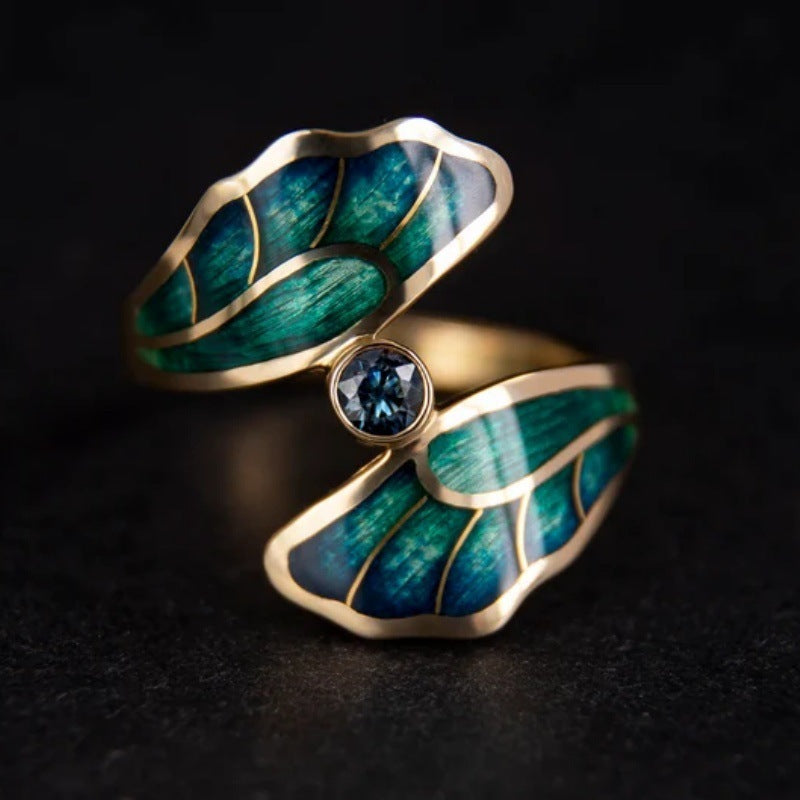 Women's Retro Simple And Exaggerated Personality Ring