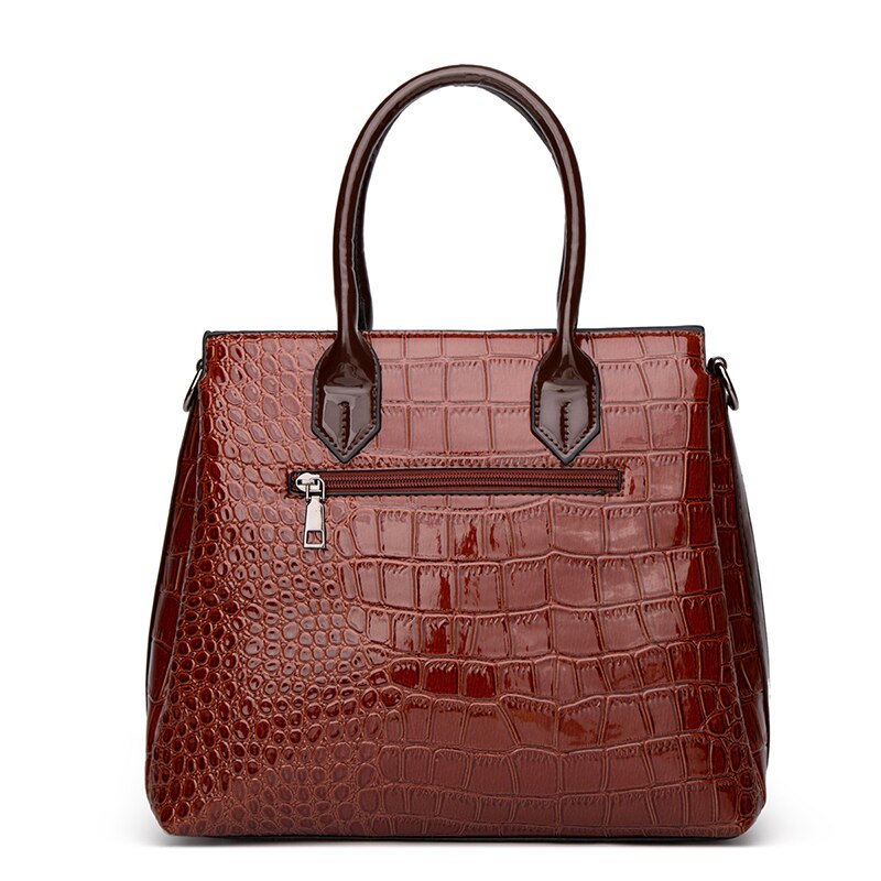 Crocodile leather Shoulder bag