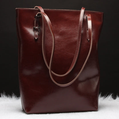 Bolso de hombro de cuero OW