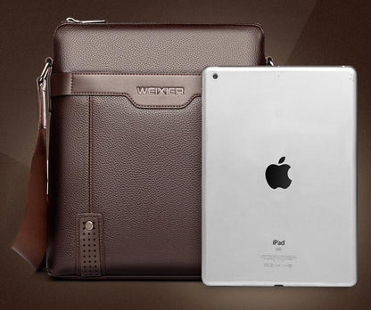 Bolsos de mensajero de cuero PU de moda para hombre