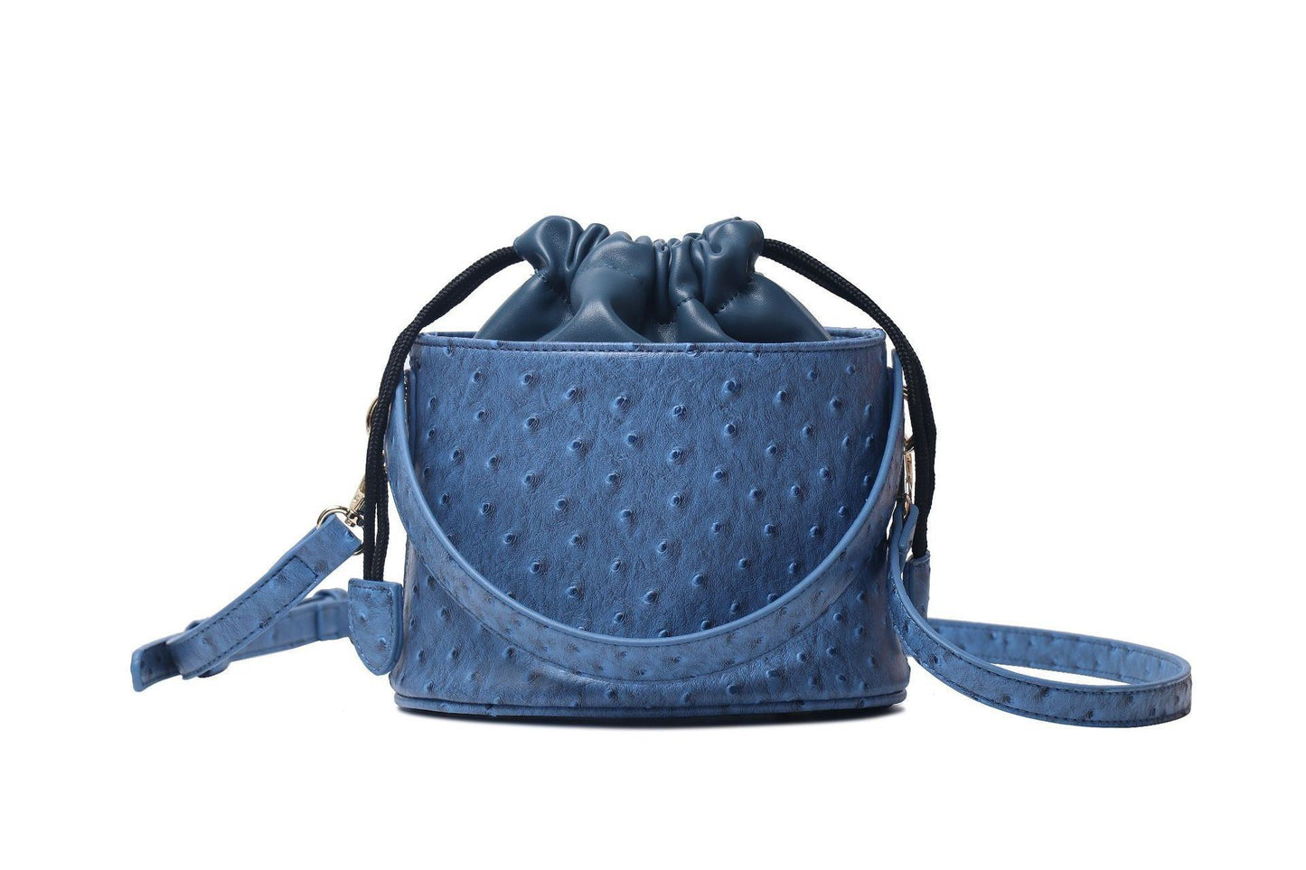 Mini bucket bag with single shoulder bag