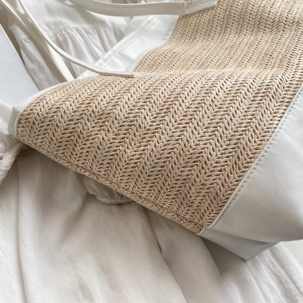 Coastal Charm Woven Tote