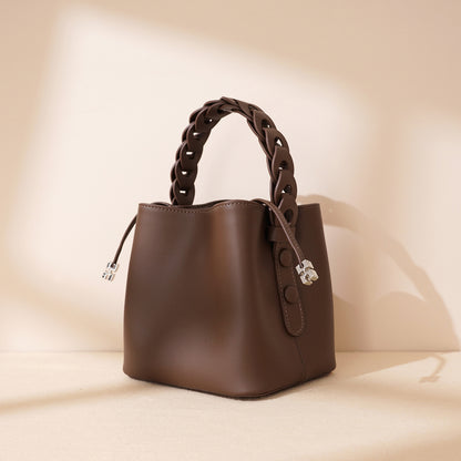 Mini bolso de cubo tejido