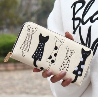 FLYING BIRDS leather wallet
