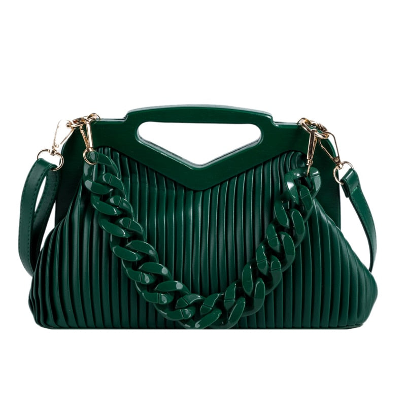 Triangle Pleated Bags