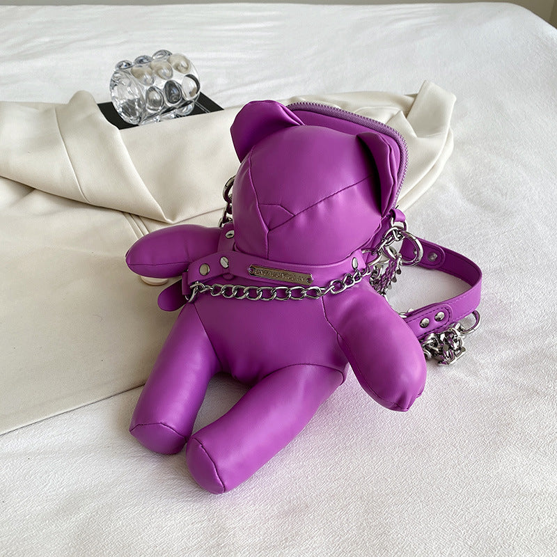 Teddy Charm Crossbody Bag