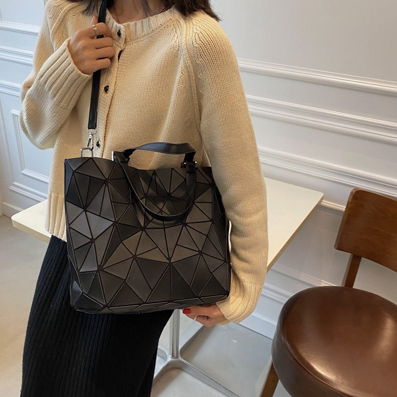 Geometric Rhombus Tote