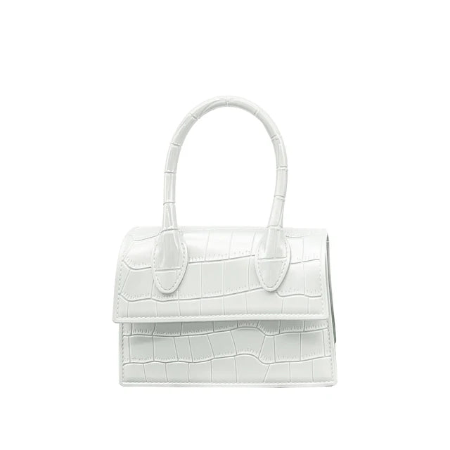 Vibrant Crocodile Pattern Jelly Mini Purse