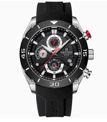 Nuevo reloj juvenil deportivo para exteriores e informal con correa de silicona a color, resistente al agua.