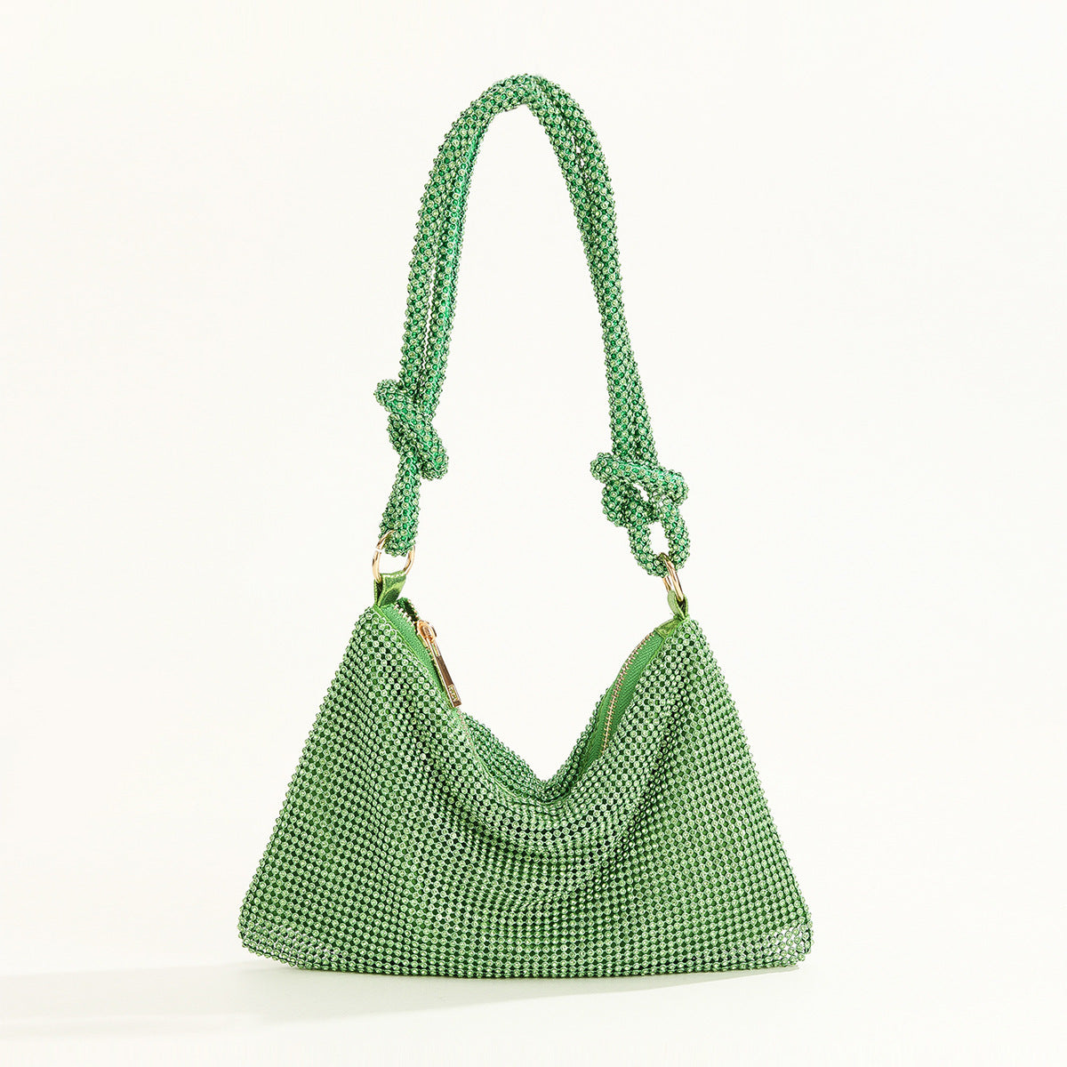 Diamond-embedded Evening Bag