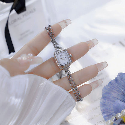 Damen New Minority Einfache hellblaue Uhr