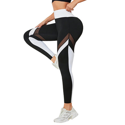 Pantalones de yoga de cintura alta para mujer, sexys, con realce de cadera y base transpirable.