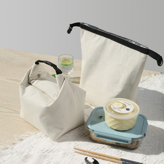 Portable Lunch Canvas Bag For Office Workers